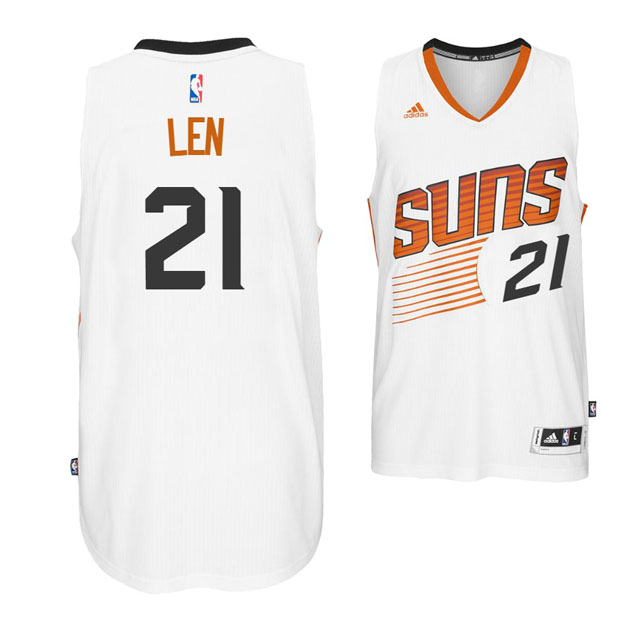 Phoenix Suns #21 New Swingman Home White Jersey Alex Len Phoenix Suns #21 New Swingman Home White Jersey Alex Len