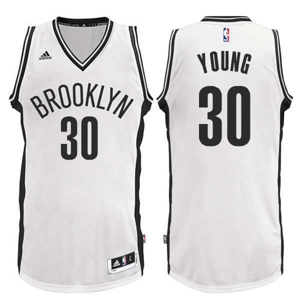 Thaddeus Young Brooklyn Nets #30 New Swingman Home White Jersey Thaddeus Young Brooklyn Nets #30 New Swingman Home White Jersey