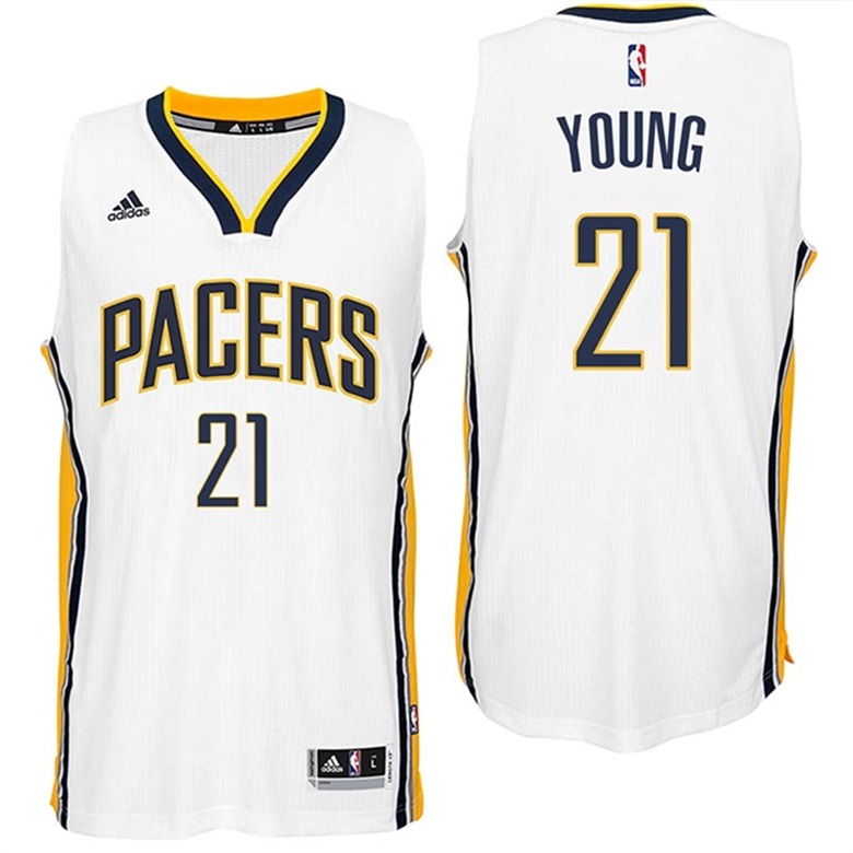 Thaddeus Young Indiana Pacers #21 New Swingman White Home Jersey