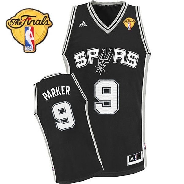 Tony Parker San Antonio Spurs #9 2014 NBA Finals Revolution 30 Swingman =Black Jersey Tony Parker San Antonio Spurs #9 2014 NBA Finals Revolution 30 Swingman =Black Jersey