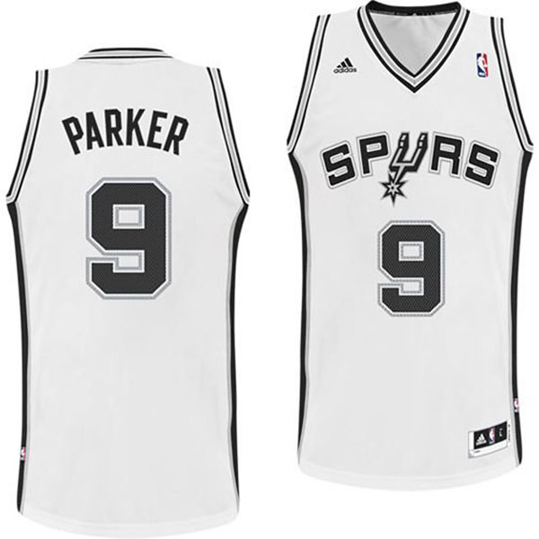 Tony Parker San Antonio Spurs #9 Revolution 30 Swingman White Jersey