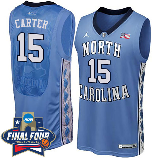 Vince Carter 2016 NCAA North Carolina Tar Heels #15 Blue Jersey Vince Carter 2016 NCAA North Carolina Tar Heels #15 Blue Jersey