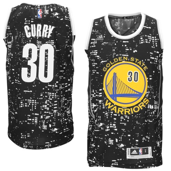 Golden State Warriors #30 Stephen Curry Black City Lights Fashion Swingman Jersey Golden State Warriors #30 Stephen Curry Black City Lights Fashion Swingman Jersey
