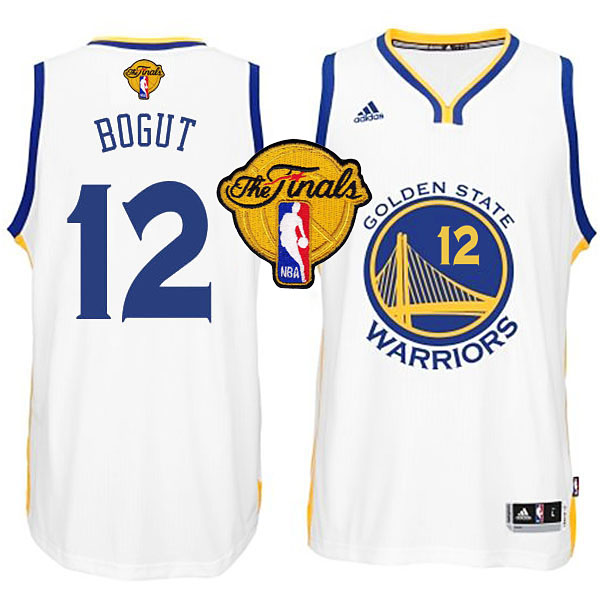 NBA 2015 Finals Warriors Andrew Bogut New Swingman White Jersey