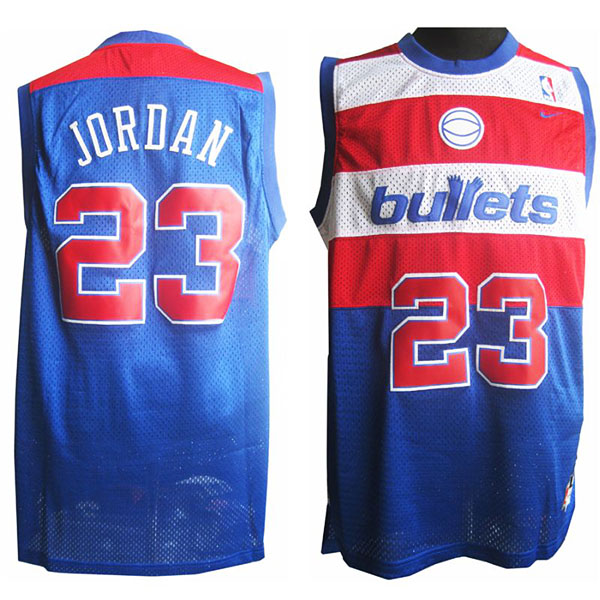 Michael Jordan Washington Bullet #23 Soul Swingman Road Jersey Michael Jordan Washington Bullet #23 Soul Swingman Road Jersey