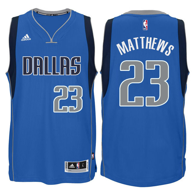 Wesley Matthews Dallas Mavericks #23 New Swingman Blue Jersey