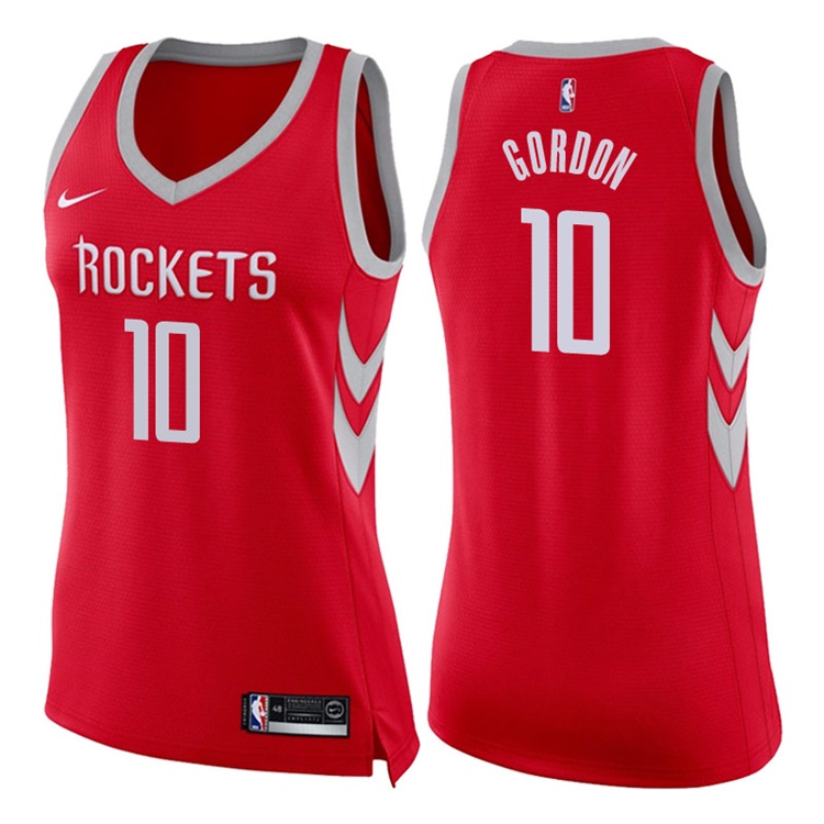 Women's 2017-18 Season Eric Gordon Houston Rockets #10 Icon Red Swingman Jersey