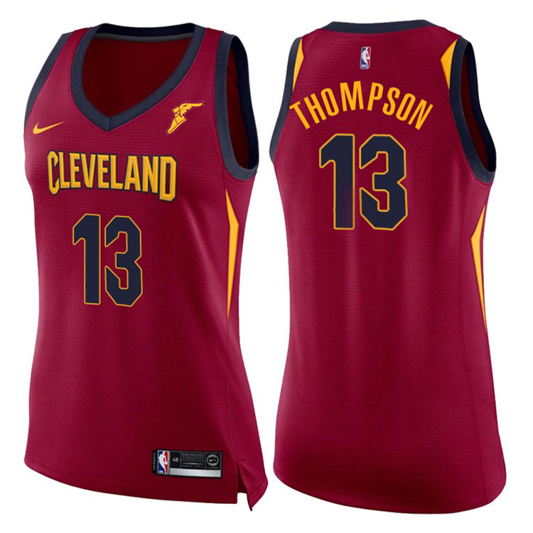 Women's 2017-18 Season Tristan Thompson Cleveland Cavaliers #13 Icon Wine Swingman Jersey