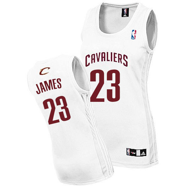 Women's Womens Cleveland Cavaliers #23 Lebron James New Swingman Fashion White Jersey Women's Womens Cleveland Cavaliers #23 Lebron James New Swingman Fashion White Jersey