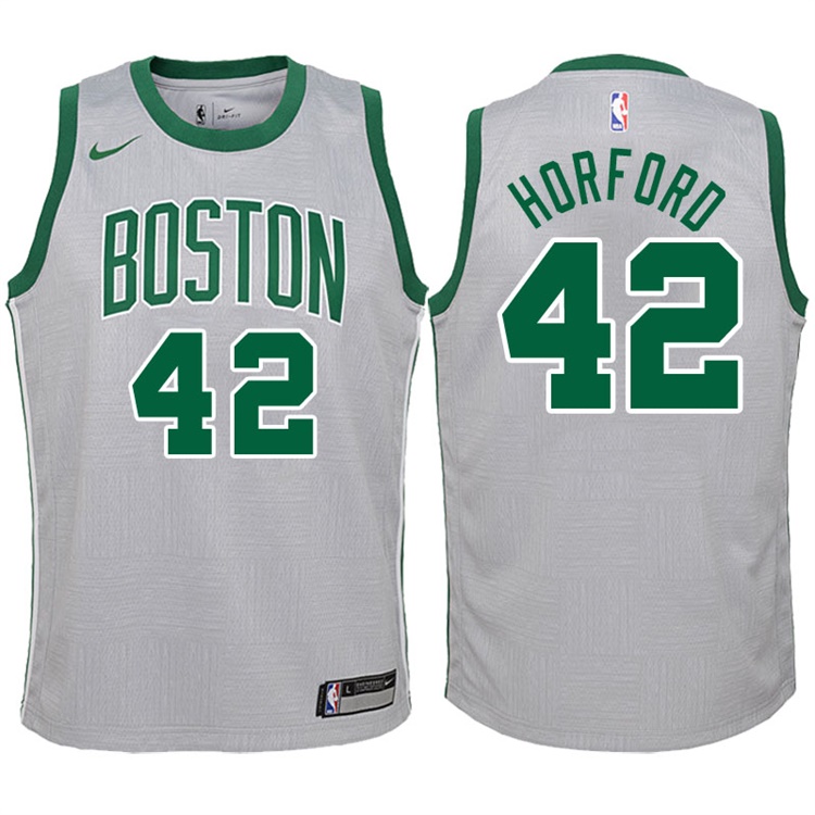 Youth 2017-18 Season Al Horford Boston Celtics #42 City Edition Gray Swingman Jersey Youth 2017-18 Season Al Horford Boston Celtics #42 City Edition Gray Swingman Jersey