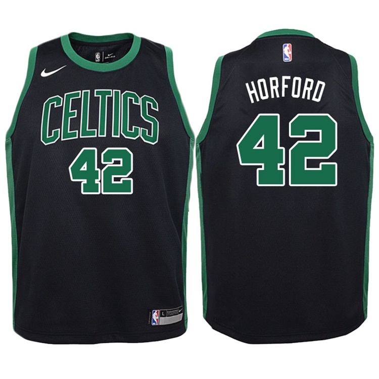 Youth 2017-18 Season Al Horford Boston Celtics #42 Statement Black Swingman Jersey