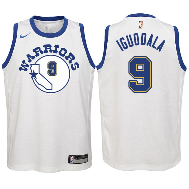 Youth 2017-18 Season Andre Iguodala Golden State Warriors #9 Classic Edition White Swingman Jersey Youth 2017-18 Season Andre Iguodala Golden State Warriors #9 Classic Edition White Swingman Jersey