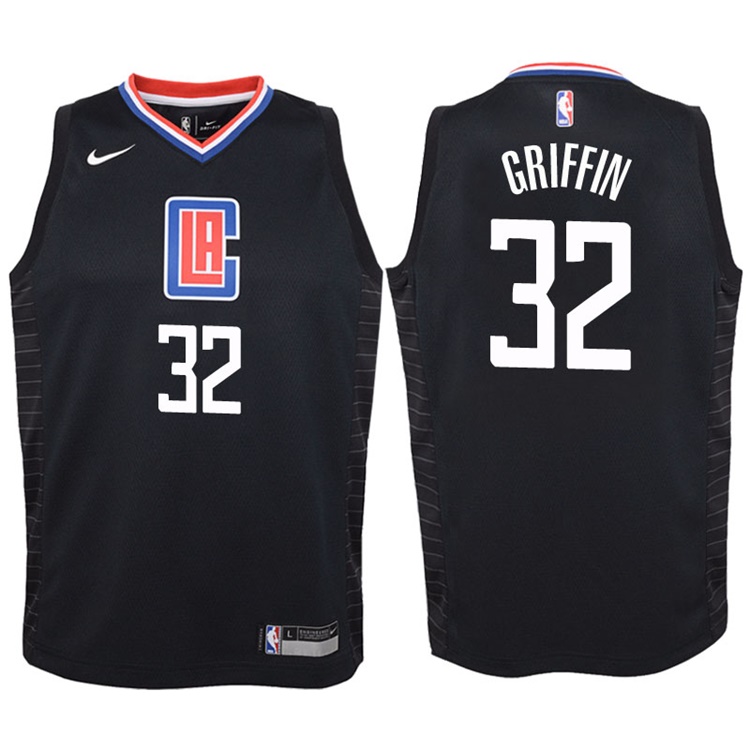 Youth 2017-18 Season Blake Griffin Los Angeles Clippers #32 Statement Black Swingman Jersey