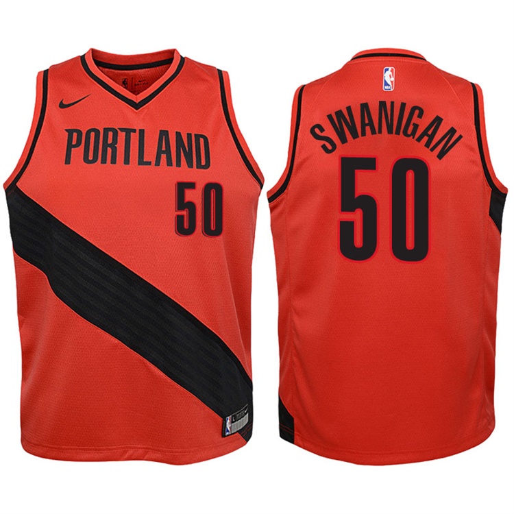 Youth 2017-18 Season Caleb Swanigan Portland Trail Blazers #50 Statement Red Swingman Jersey Youth 2017-18 Season Caleb Swanigan Portland Trail Blazers #50 Statement Red Swingman Jersey