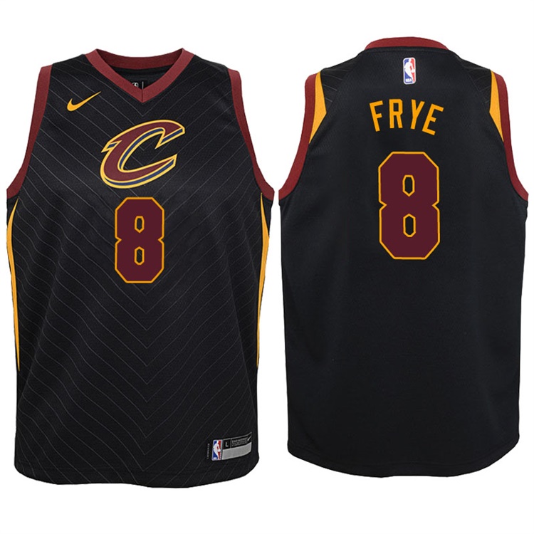 Youth 2017-18 Season Channing Frye Cleveland Cavaliers #8 Statement Black Swingman Jersey Youth 2017-18 Season Channing Frye Cleveland Cavaliers #8 Statement Black Swingman Jersey