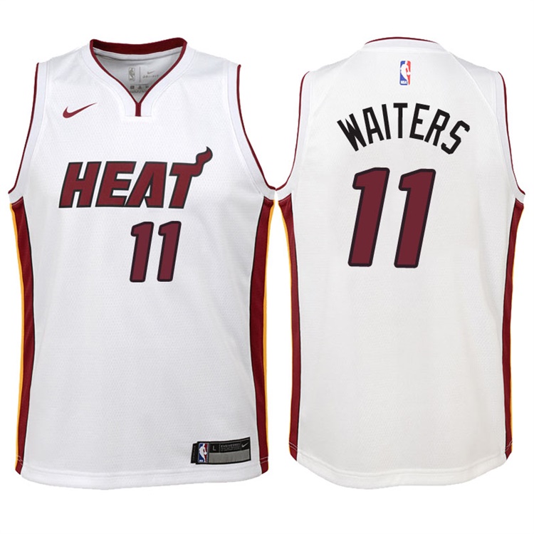 Youth 2017-18 Season Dion Waiters Miami Heat #11 Association White Swingman Jersey Youth 2017-18 Season Dion Waiters Miami Heat #11 Association White Swingman Jersey