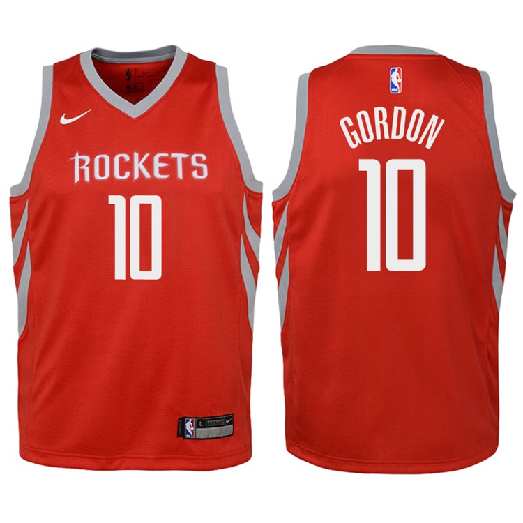 Youth 2017-18 Season Eric Gordon Houston Rockets #10 Icon Red Swingman Jersey