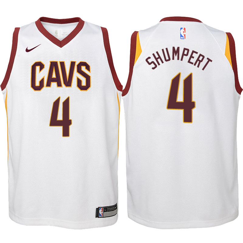 Youth 2017-18 Season Iman Shumpert Cleveland Cavaliers #4 Association White Swingman Jersey Youth 2017-18 Season Iman Shumpert Cleveland Cavaliers #4 Association White Swingman Jersey