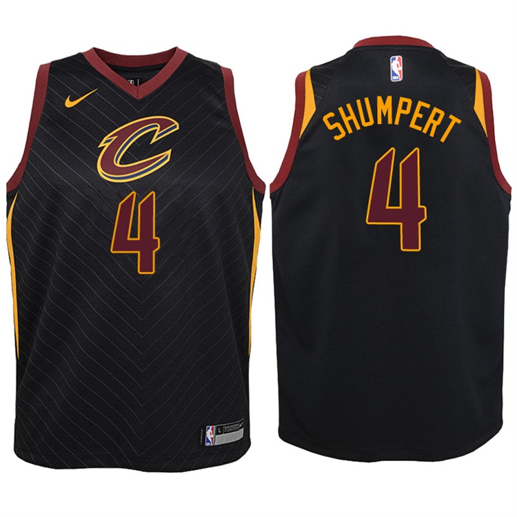 Youth 2017-18 Season Iman Shumpert Cleveland Cavaliers #4 Statement Black Swingman Jersey Youth 2017-18 Season Iman Shumpert Cleveland Cavaliers #4 Statement Black Swingman Jersey