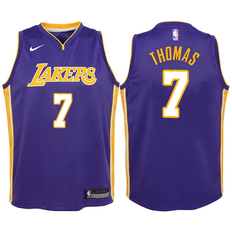 Youth 2017-18 Season Isaiah Thomas Los Angeles Lakers #7 Statement Purple Swingman Jersey