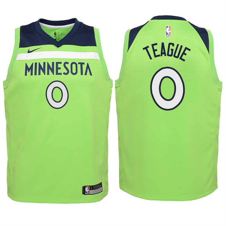 Youth 2017-18 Season Jeff Teague Minnesota Timberwolves #0 Statement Green Swingman Jersey Youth 2017-18 Season Jeff Teague Minnesota Timberwolves #0 Statement Green Swingman Jersey