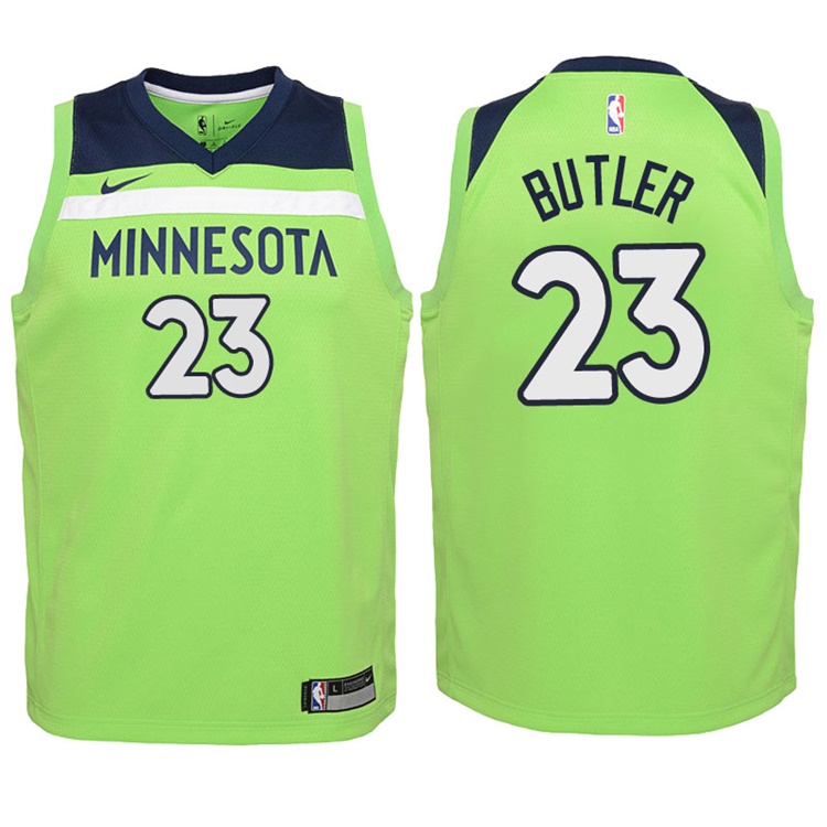 Youth 2017-18 Season Jimmy Butler Minnesota Timberwolves #23 Statement Green Swingman Jersey Youth 2017-18 Season Jimmy Butler Minnesota Timberwolves #23 Statement Green Swingman Jersey