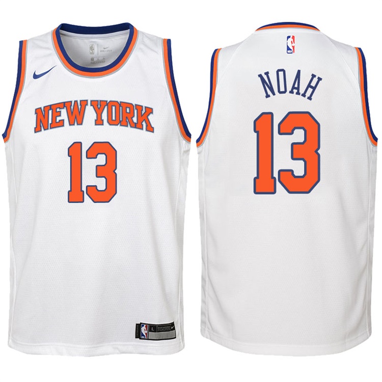 Youth 2017-18 Season Joakim Noah New York Knicks #13 Association White Swingman Jersey