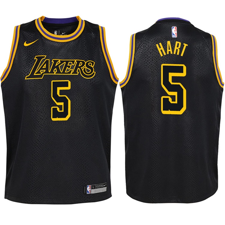 Youth 2017-18 Season Josh Hart Los Angeles Lakers #5 City Edition Black Swingman Jersey Youth 2017-18 Season Josh Hart Los Angeles Lakers #5 City Edition Black Swingman Jersey