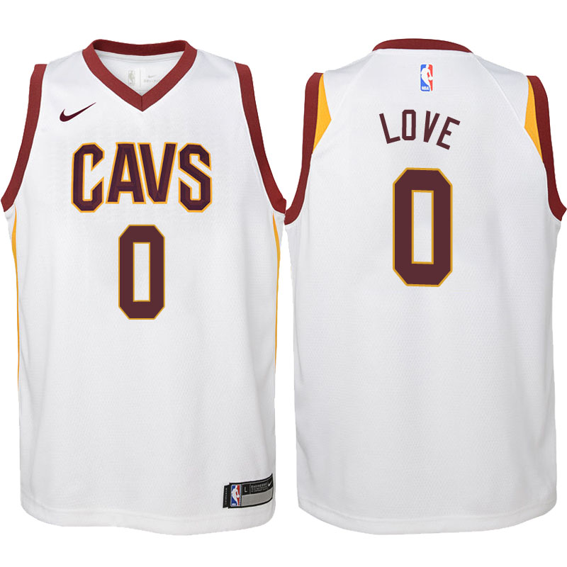 Youth 2017-18 Season Kevin Love Cleveland Cavaliers #0 Association White Swingman Jersey Youth 2017-18 Season Kevin Love Cleveland Cavaliers #0 Association White Swingman Jersey