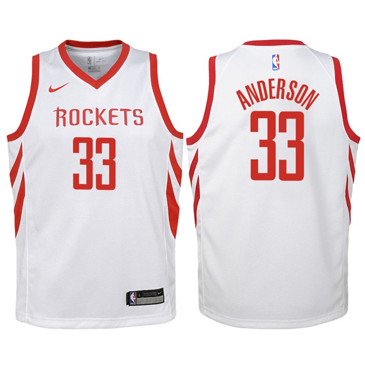 Youth 2017-18 Season Ryan Anderson Houston Rockets #33 Association White Swingman Jersey Youth 2017-18 Season Ryan Anderson Houston Rockets #33 Association White Swingman Jersey