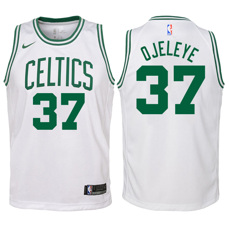 Youth 2017-18 Season Semi Ojeleye Boston Celtics #37 Association White Swingman Jersey