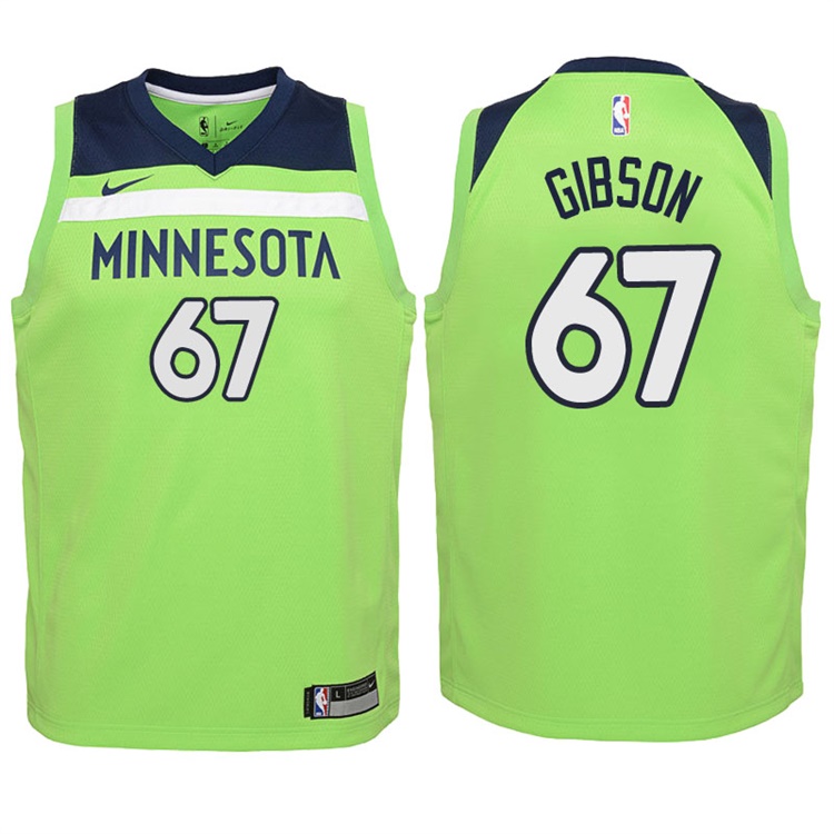 Youth 2017-18 Season Taj Gibson Minnesota Timberwolves #67 Statement Green Swingman Jersey Youth 2017-18 Season Taj Gibson Minnesota Timberwolves #67 Statement Green Swingman Jersey