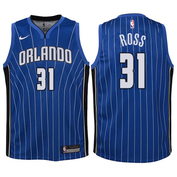 Youth 2017-18 Season Terrence Ross Orlando Magic #31 Icon Blue Swingman Jersey