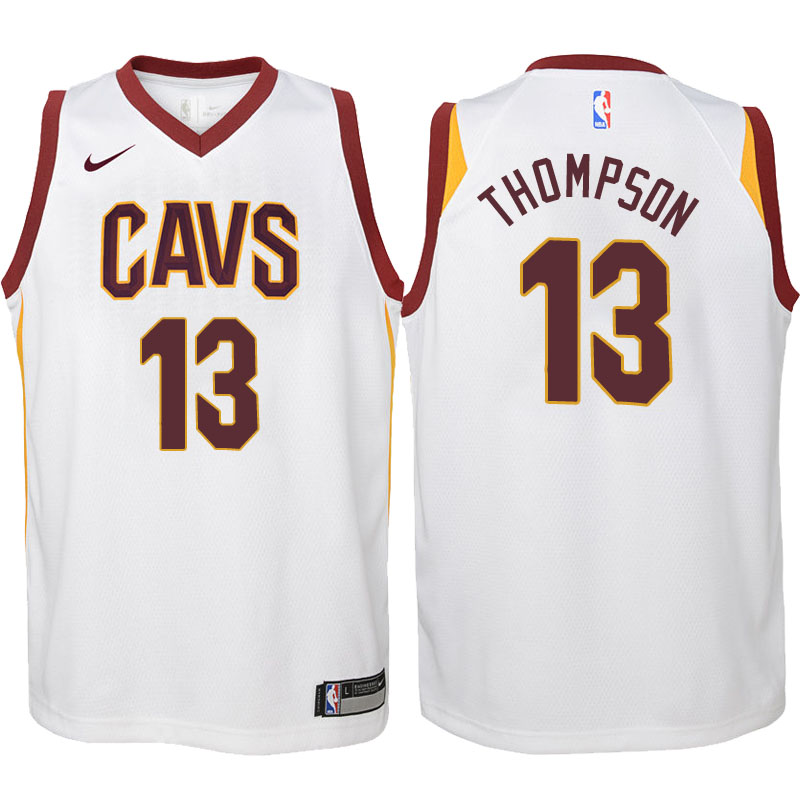 Youth 2017-18 Season Tristan Thompson Cleveland Cavaliers #13 Association White Swingman Jersey Youth 2017-18 Season Tristan Thompson Cleveland Cavaliers #13 Association White Swingman Jersey