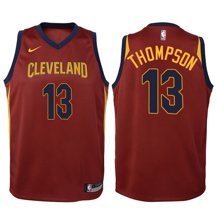 Youth 2017-18 Season Tristan Thompson Cleveland Cavaliers #13 Icon Maroon Swingman Jersey