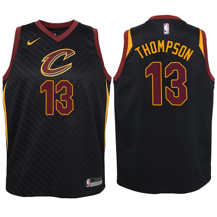 Youth 2017-18 Season Tristan Thompson Cleveland Cavaliers #13 Statement Black Swingman Jersey Youth 2017-18 Season Tristan Thompson Cleveland Cavaliers #13 Statement Black Swingman Jersey