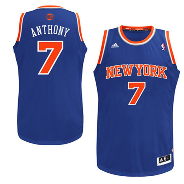 Youth Carmelo Anthony New York Knicks #7 Revolution 30 Swingman Royal Blue Jersey Youth Carmelo Anthony New York Knicks #7 Revolution 30 Swingman Royal Blue Jersey
