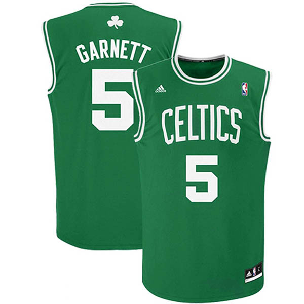 Youth Kevin Garnett Boston Celtics #5 Revolution 30 Kelly Green Jersey