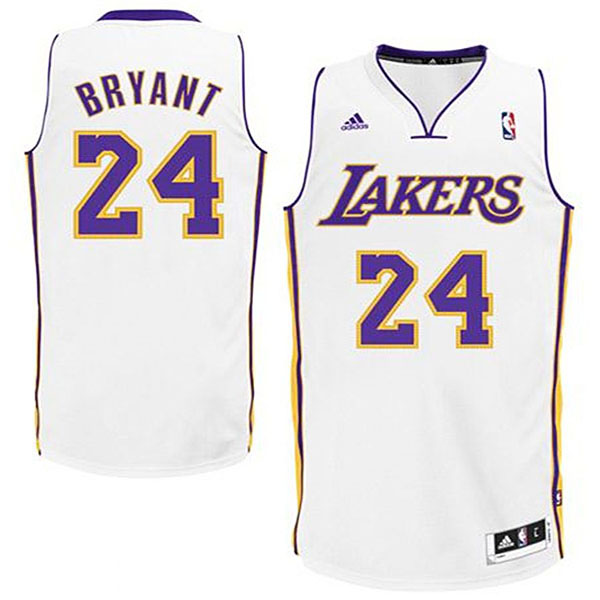 Youth Kobe Bryant Los Angeles Lakers #24 Revolution 30 Swingman Home White Jersey Youth Kobe Bryant Los Angeles Lakers #24 Revolution 30 Swingman Home White Jersey