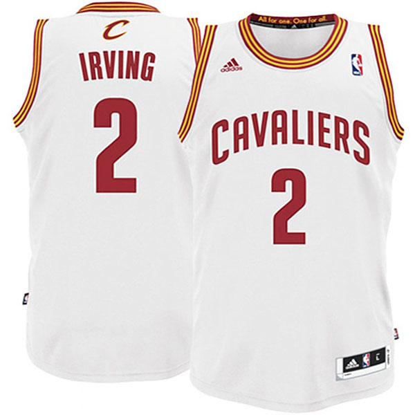 Youth Kyrie Irving Cleveland Cavaliers #2 Revolution 30 Swingman White Jersey