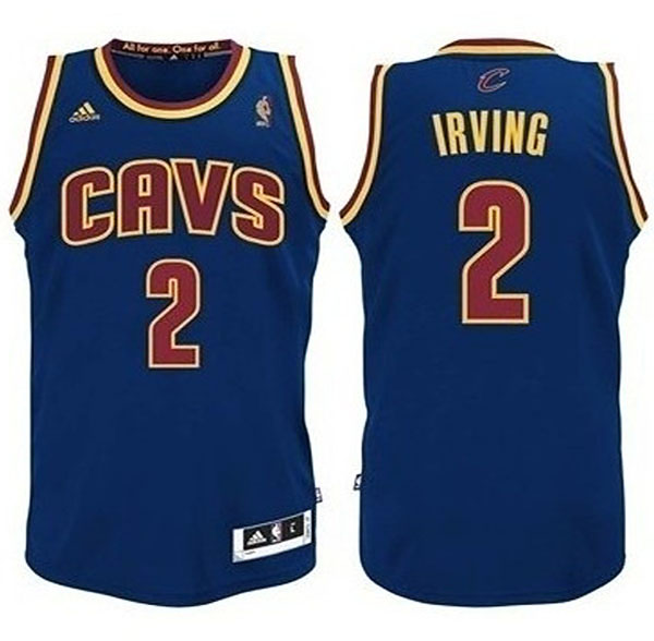 Youth Kyrie Irving Cleveland Cavaliers #2 CavFanatic Revolution 30 Swingman Blue Jersey