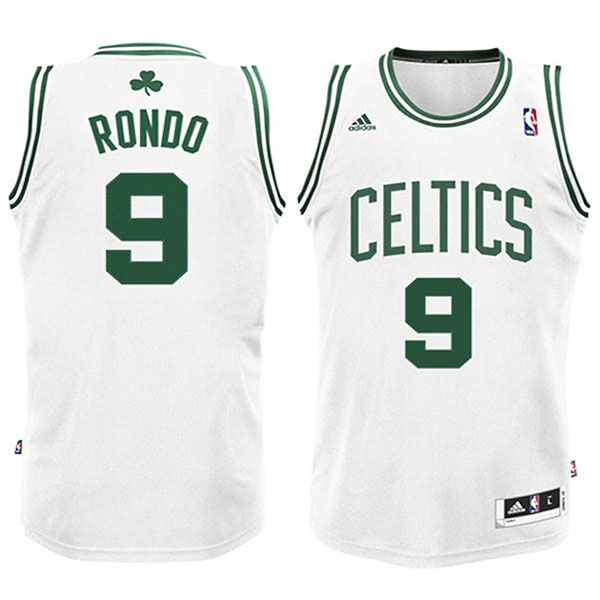 Youth Rajon Rondo Boston Celtics #9 Revolution 30 Swingman White Jersey