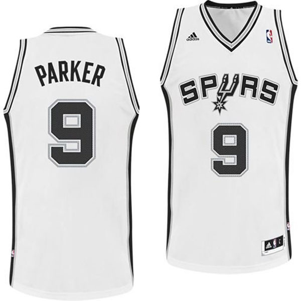 Youth Tony Parker San Antonio Spurs #9 Revolution 30 Swingman White Jersey
