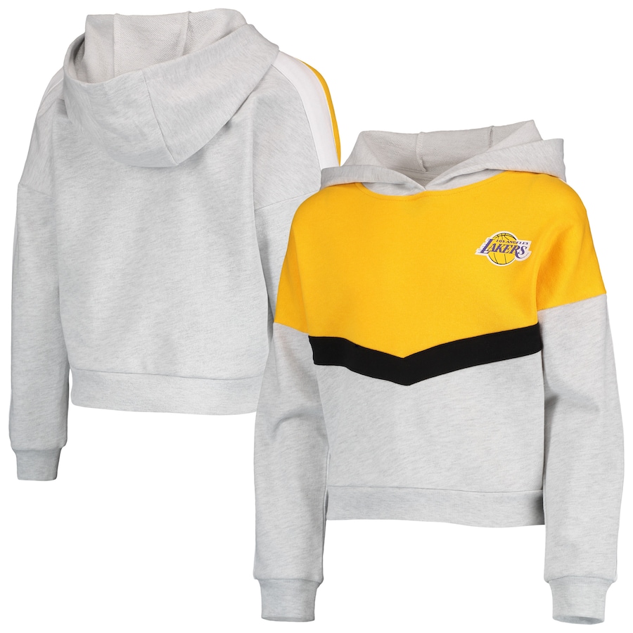 Girls Youth Boys Los Angeles Lakers Heathered Gray All Yours Pullover Hoodie Girls Youth Boys Los Angeles Lakers Heathered Gray All Yours Pullover Hoodie