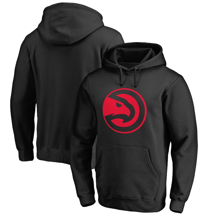 Men's Atlanta Hawks Black Taylor Pullover Hoodie Men's Atlanta Hawks Black Taylor Pullover Hoodie