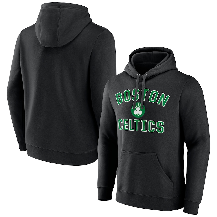 Men's Boston Celtics Black Victory Arch Team Pullover Hoodie