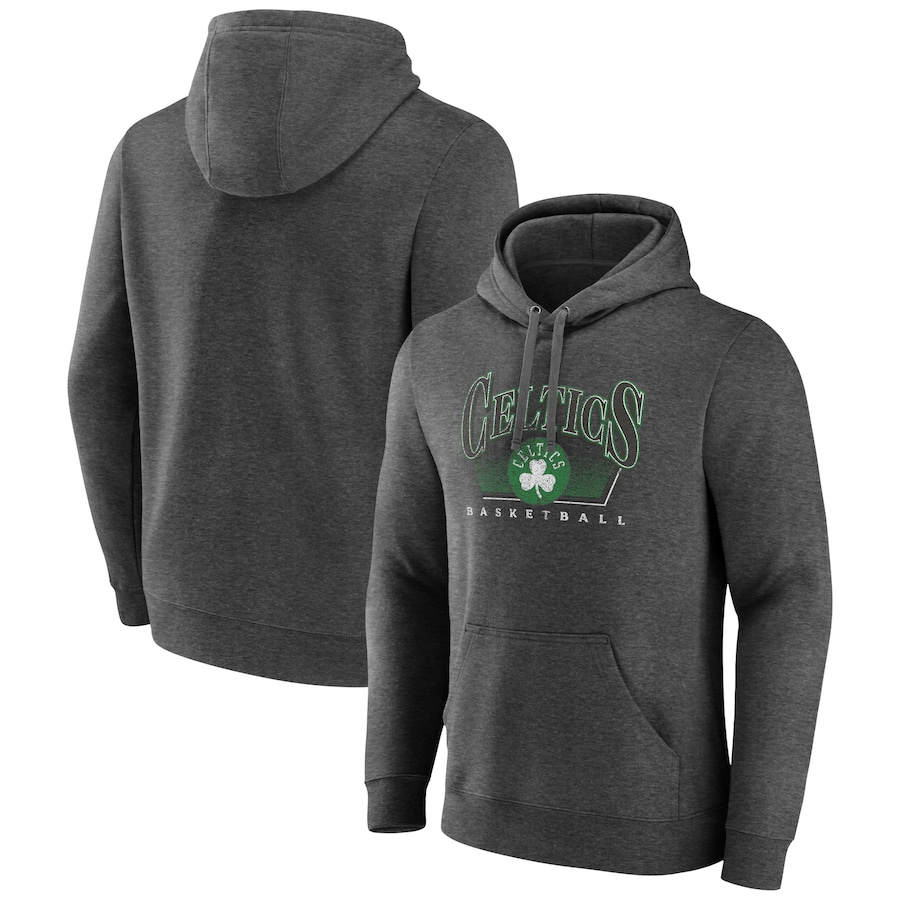 Men's Boston Celtics Charcoal Selection Pullover Hoodie