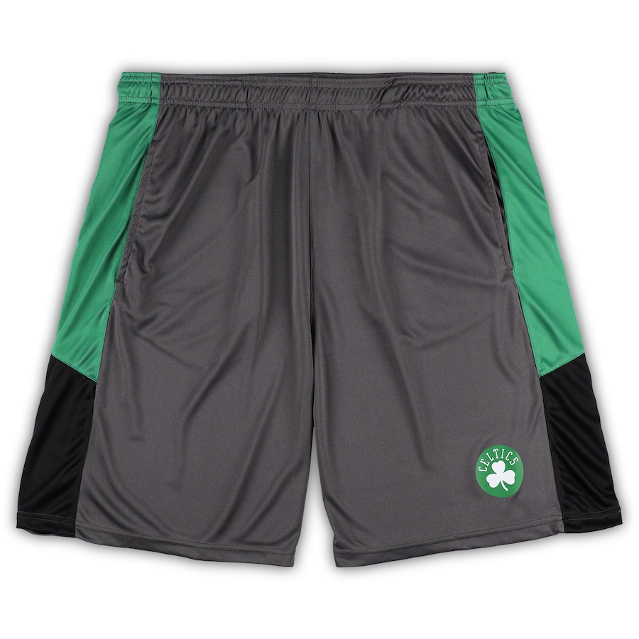 Men's Boston Celtics Gray Big & Tall Shorts