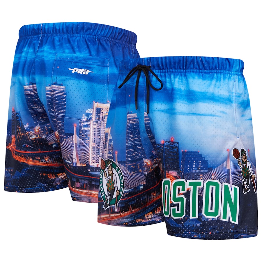 Men's Boston Celtics Pro Standard Cityscape Shorts Men's Boston Celtics Pro Standard Cityscape Shorts