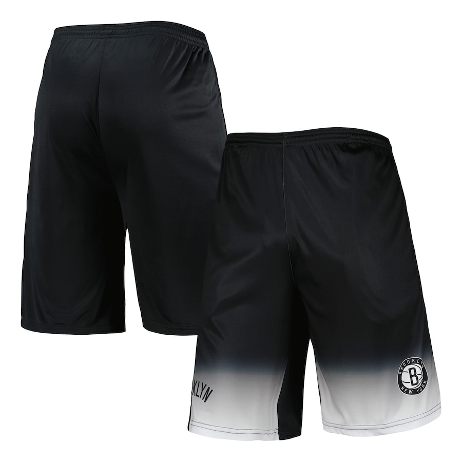 Men's Brooklyn Nets Black Fadeaway Shorts